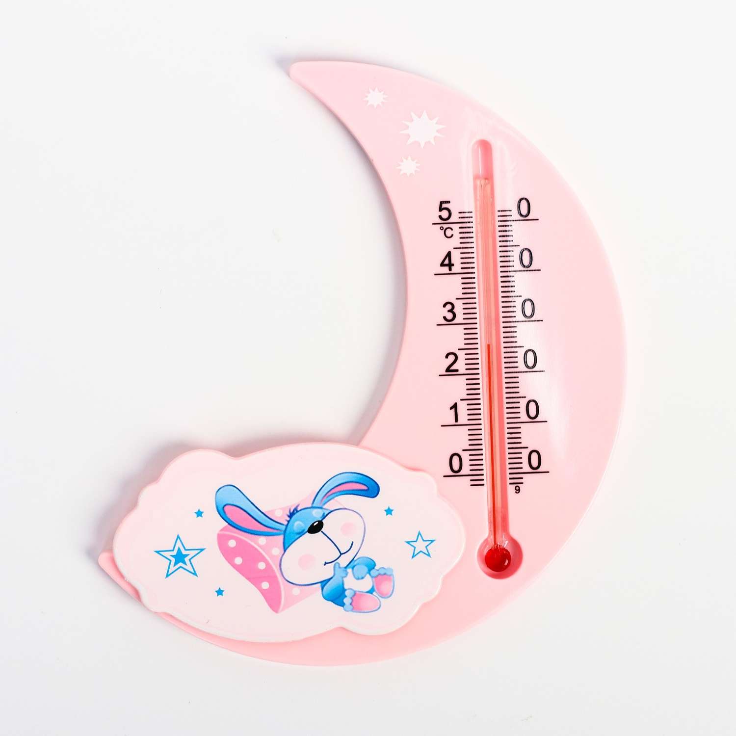 Термометр Крошка Я универсальный цвет розовый - фото 1
