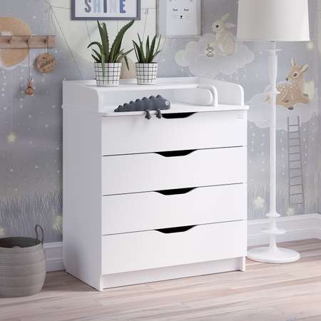 Пеленальный комод aton baby furniture Комод Сириус-2 Loft белая аляска