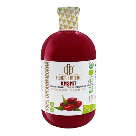 Сок натуральный GEORGIAS NATURAL кизиловый 1л