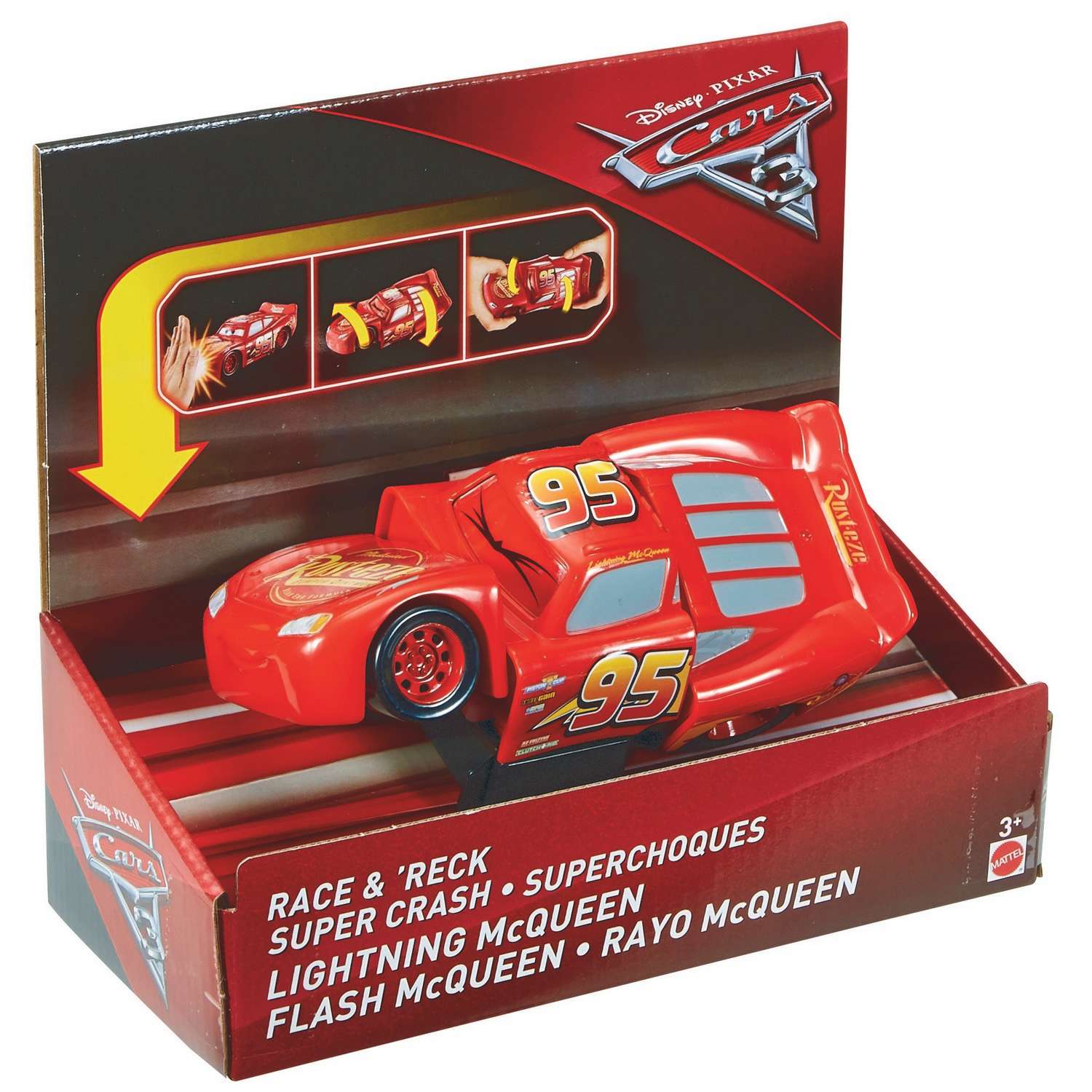 Игрушка Cars DYW39 Вращающийся МакКуин DYW10 - фото 12