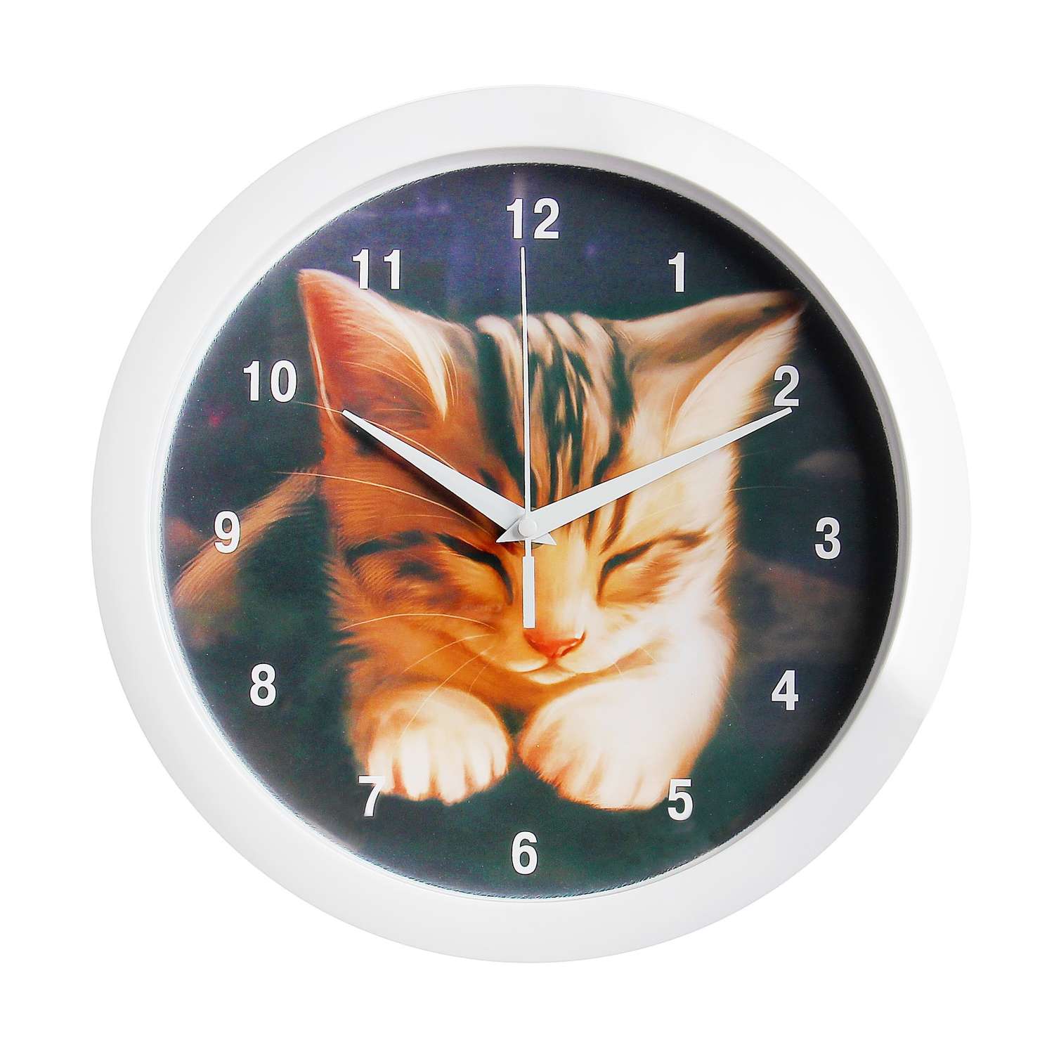 Часы настенные Соломон «Котёнок» d-28 см - фото 1
