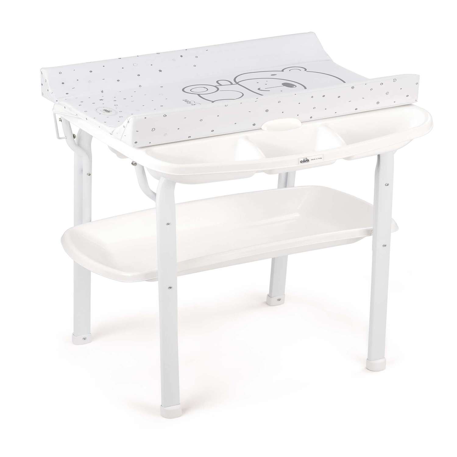 Пеленальный столик с ванночкой CAM Aqua 0-11кг дизайн кролик - фото 1