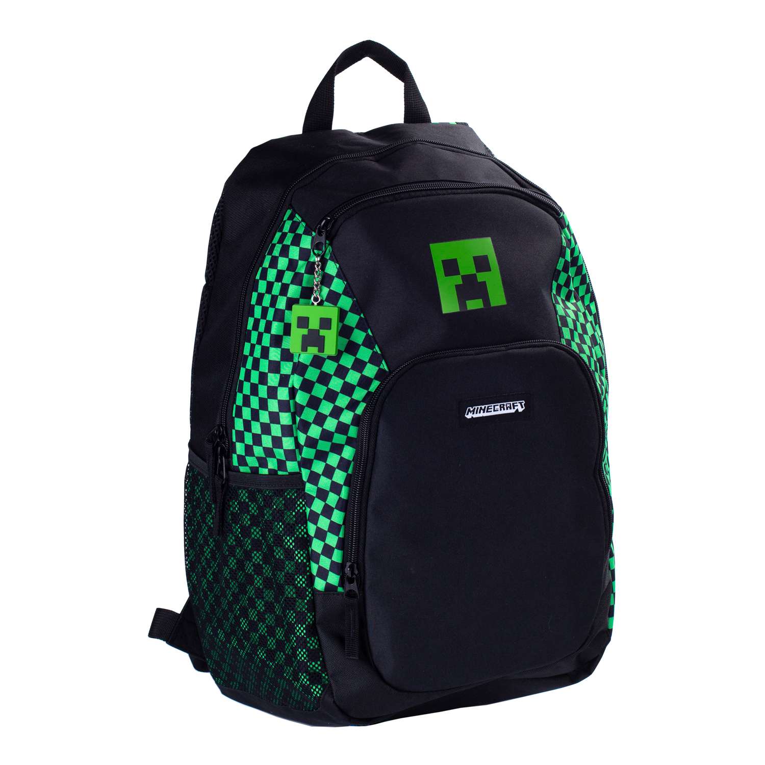 Рюкзак Minecraft цвет черный/зеленый - фото 1