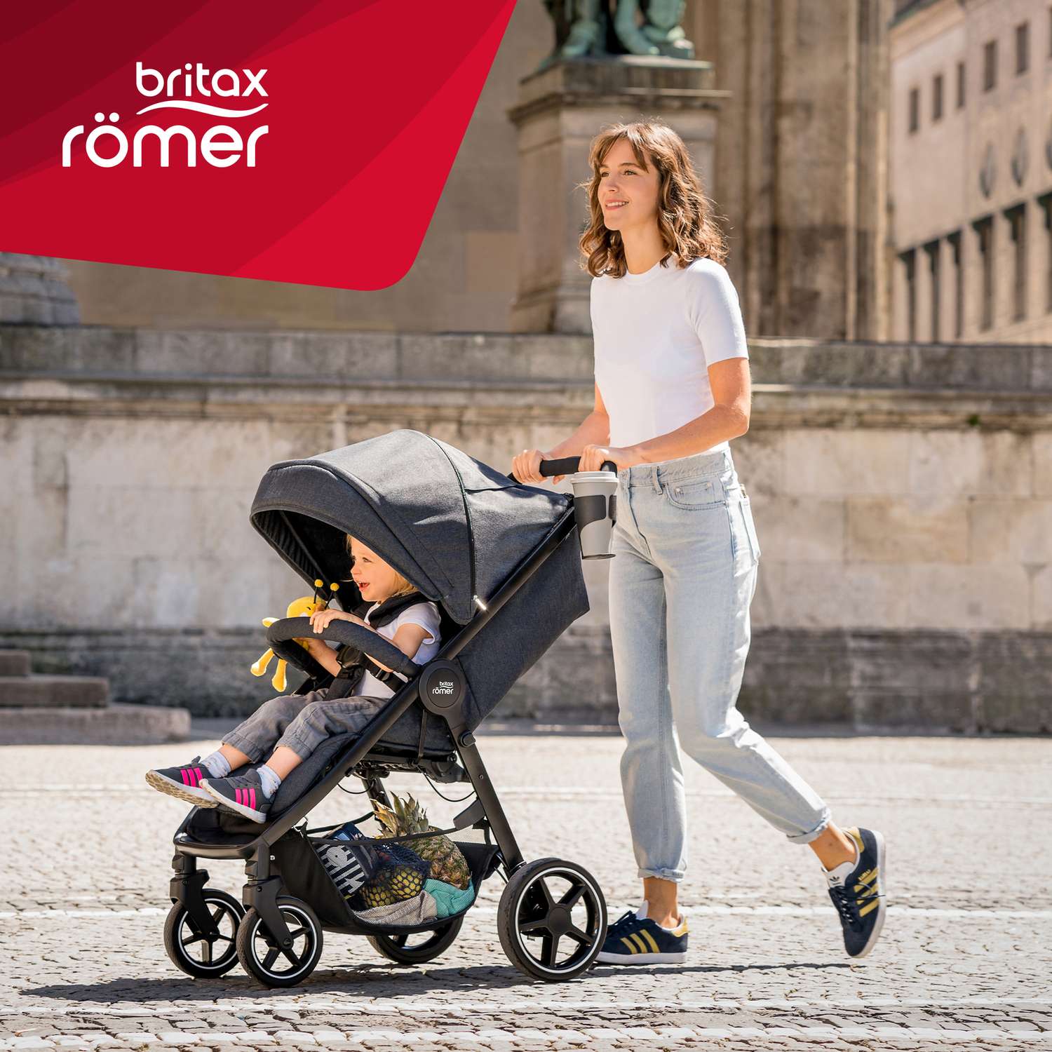 Коляска Britax Roemer B-Agile M Linen beige - фото 11