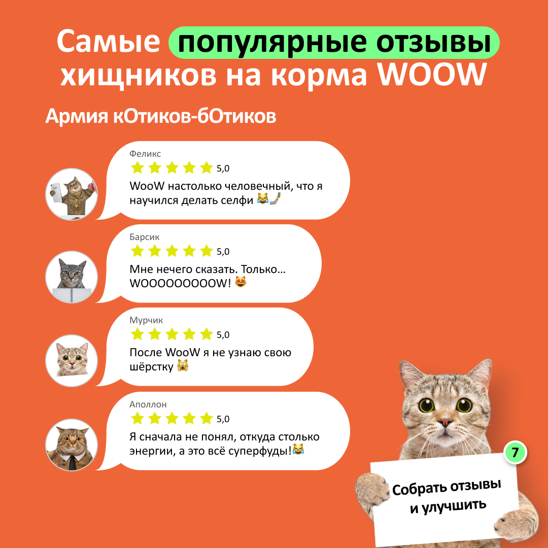 Влажный корм для кошек WOOW индейка с телятиной 12 шт - фото 9