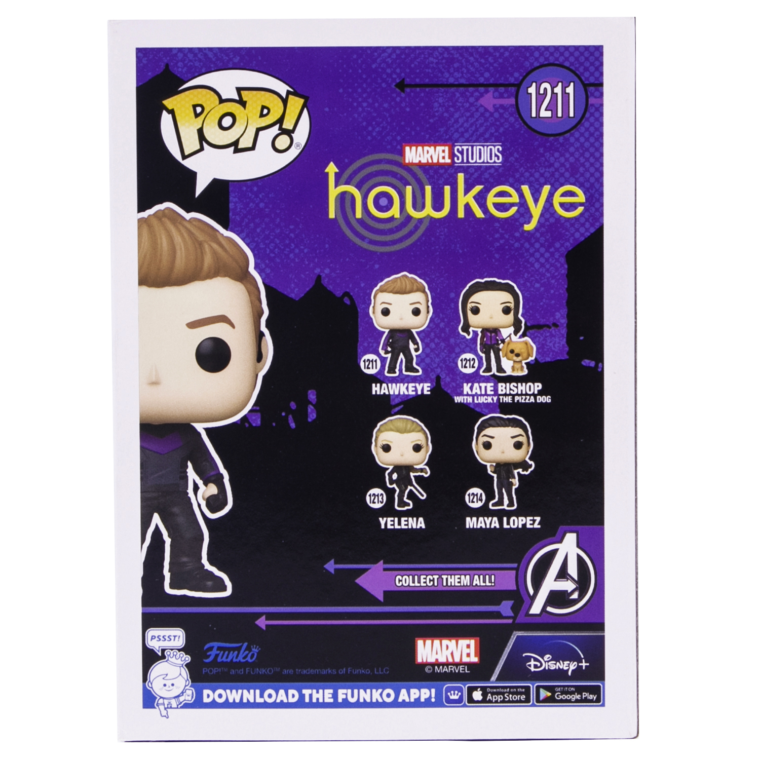 Игрушка Funko Pop Marvel Hawkeye Hawkeye 59480 Fun25492119 - фото 6