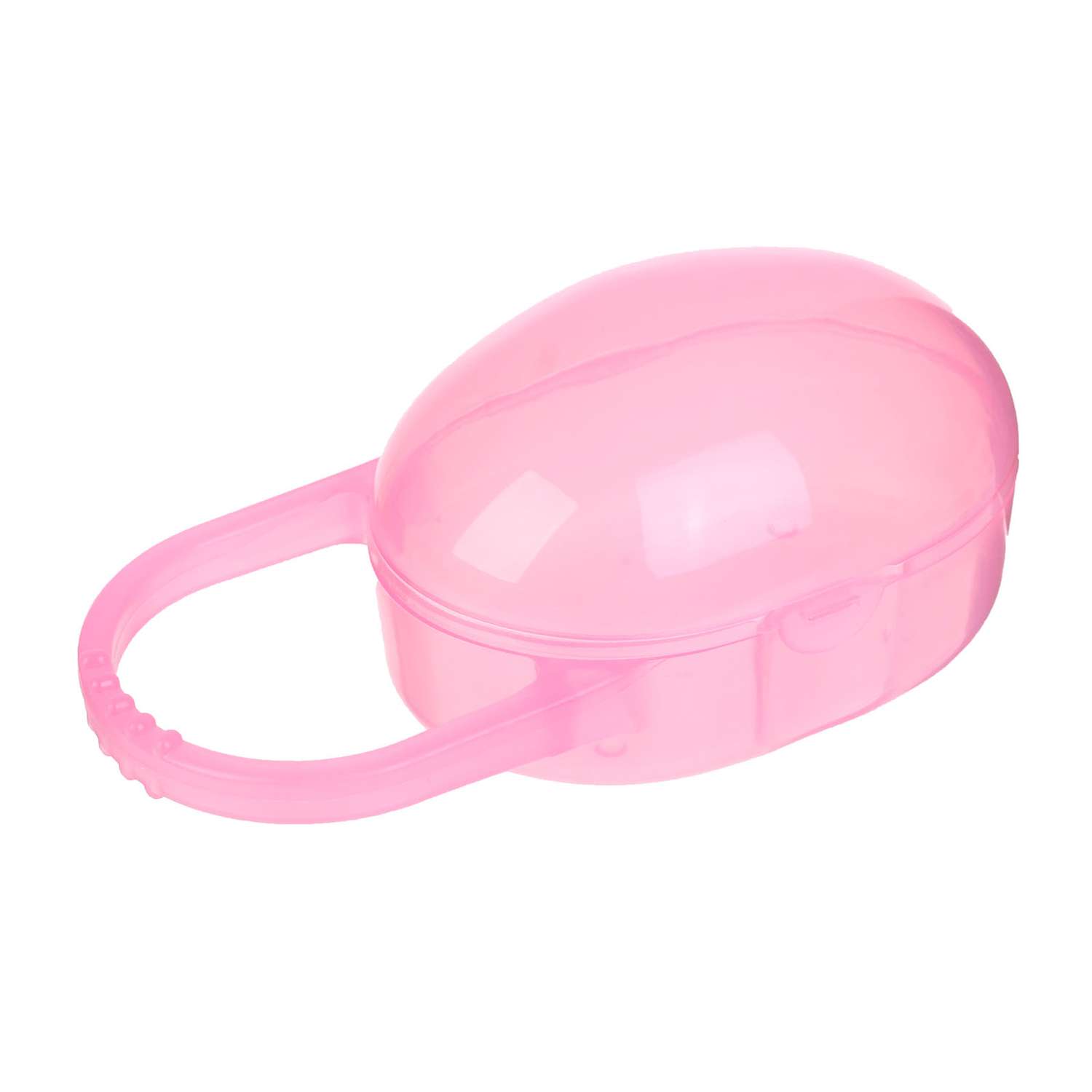 Контейнер Крошка Я для хранения и стерилизации детских сосок и пустышек цвет розовый - фото 1