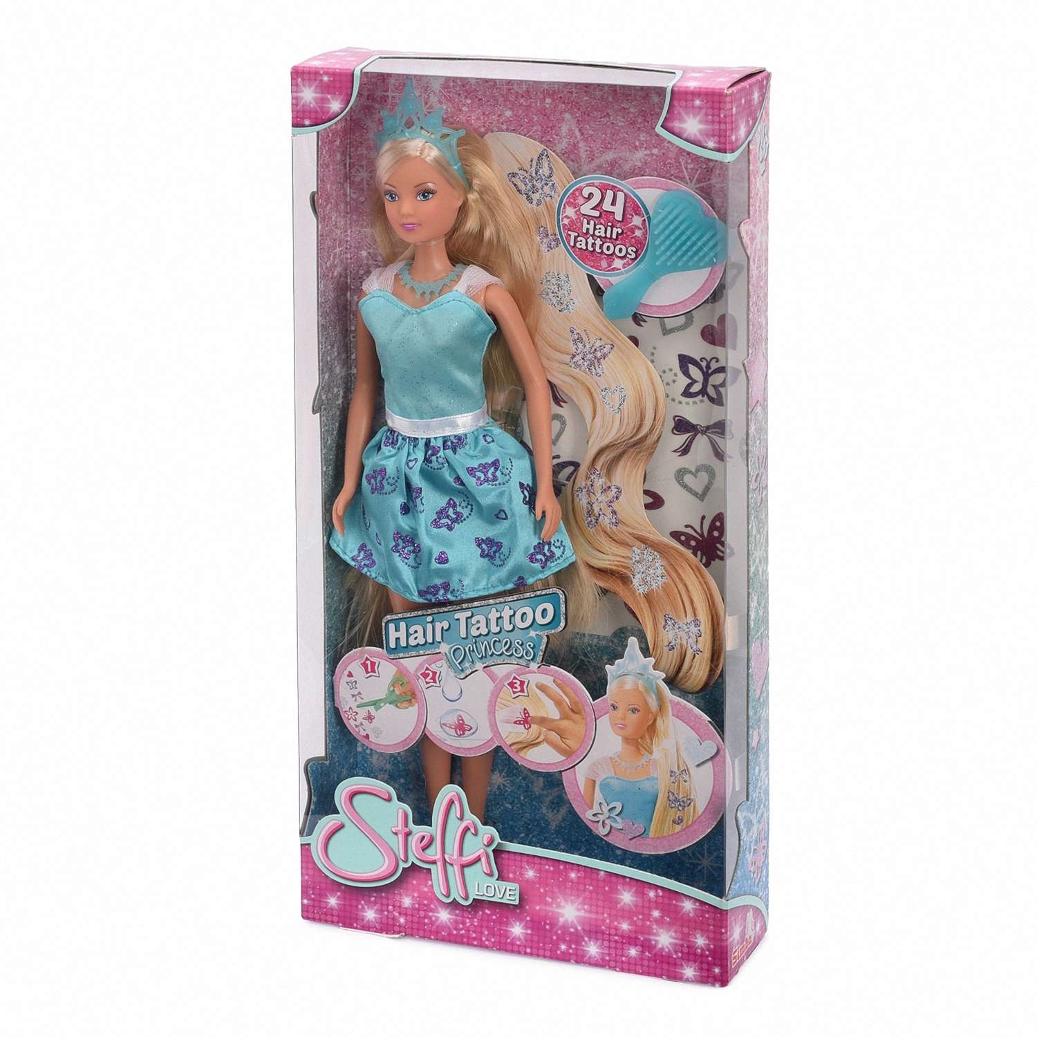 Кукла STEFFI Штеффи с наклейками для волос 29см 5737106 - фото 2