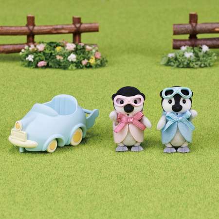 Игровой набор Sylvanian Families Пингвинята в машинке