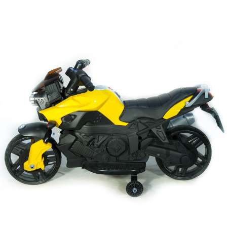 Электромобиль TOYLAND Мотоцикл Minimoto JC918 жёлтый