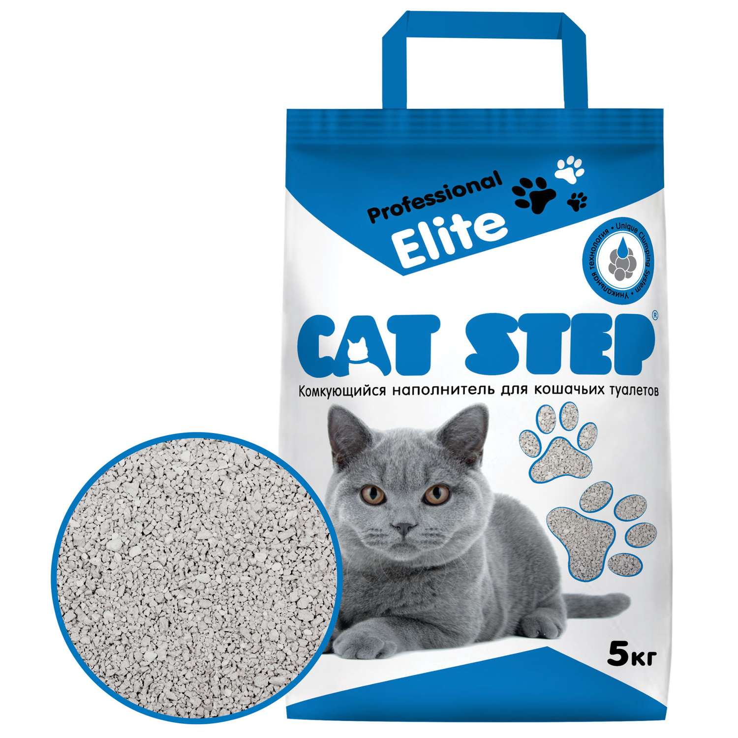 Наполнитель для кошек Cat Step Professional Elite комкующийся 5 кг - фото 3