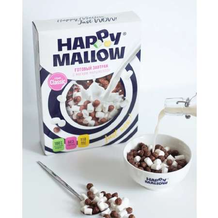 Сухой завтрак Сладкая сказка Happy Mallow с мягким маршмеллоу 240г