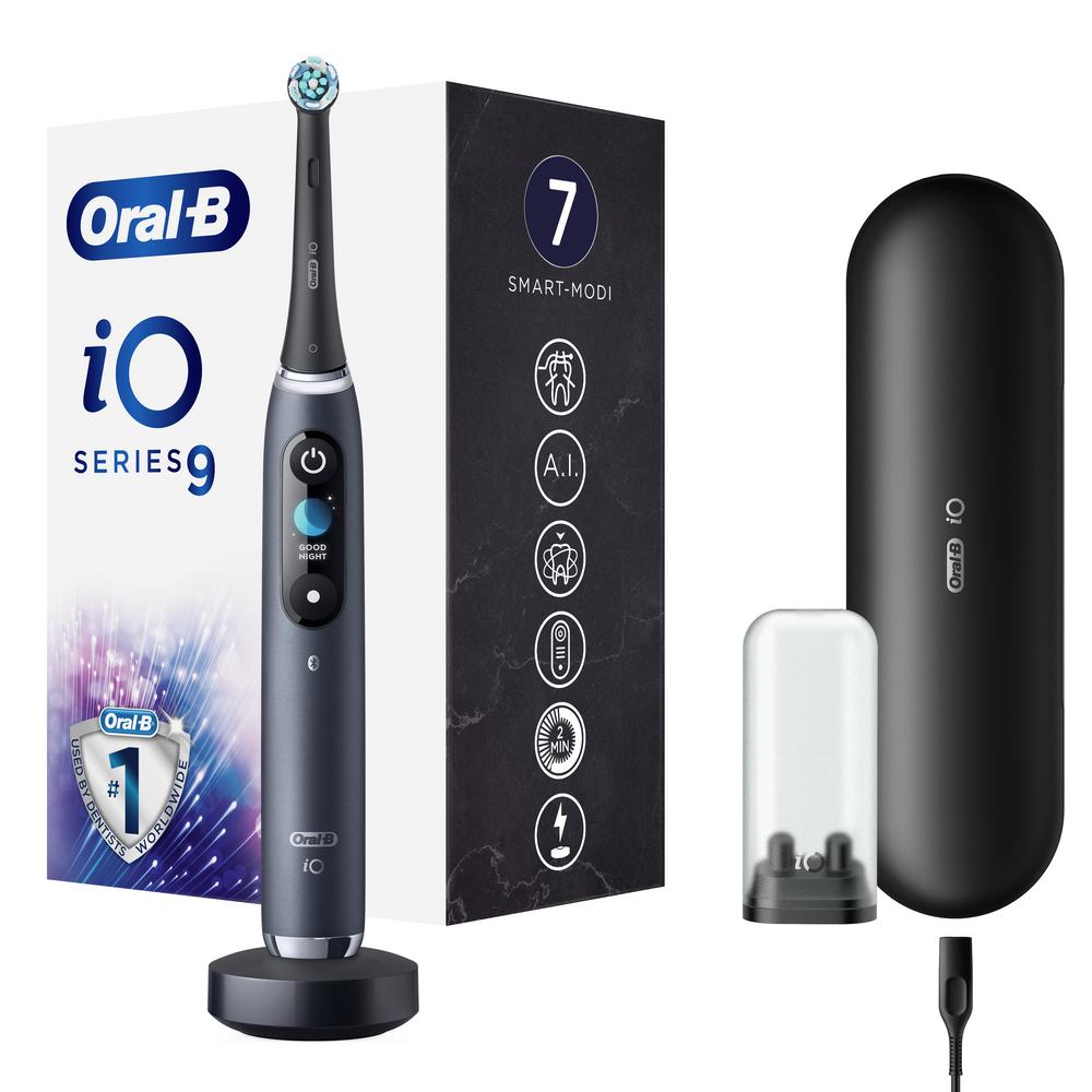 Электрическая зубная щетка ORAL-B iO 9 Black Onyx - фото 1