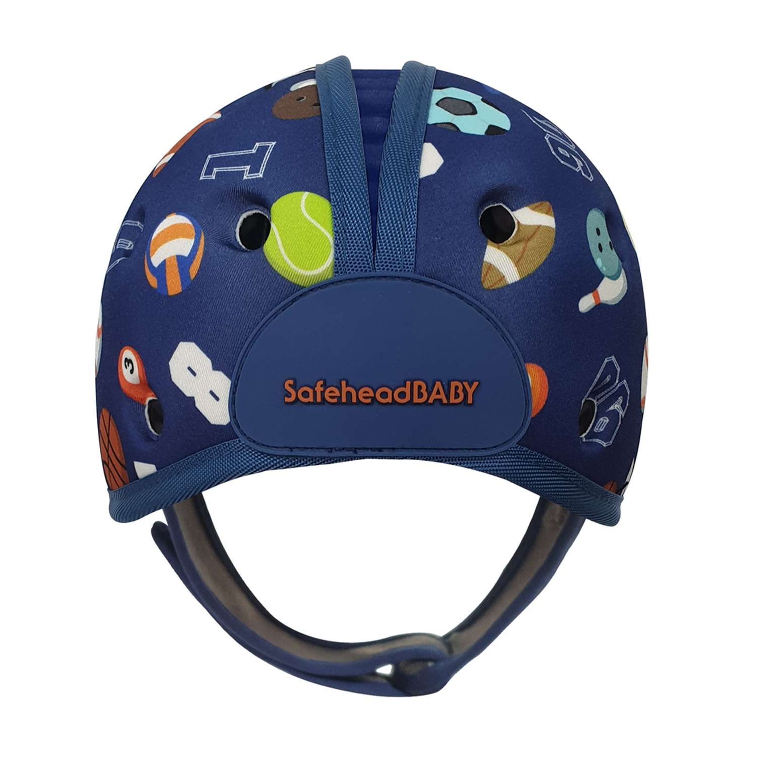 Шапка-шлем SafeheadBABY для защиты головы На спорте синий - фото 1