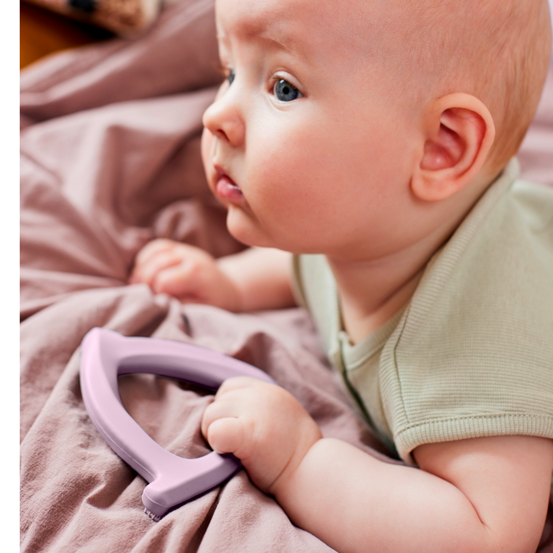 Прорезыватель Everyday Baby силиконовый лавандовый - фото 3