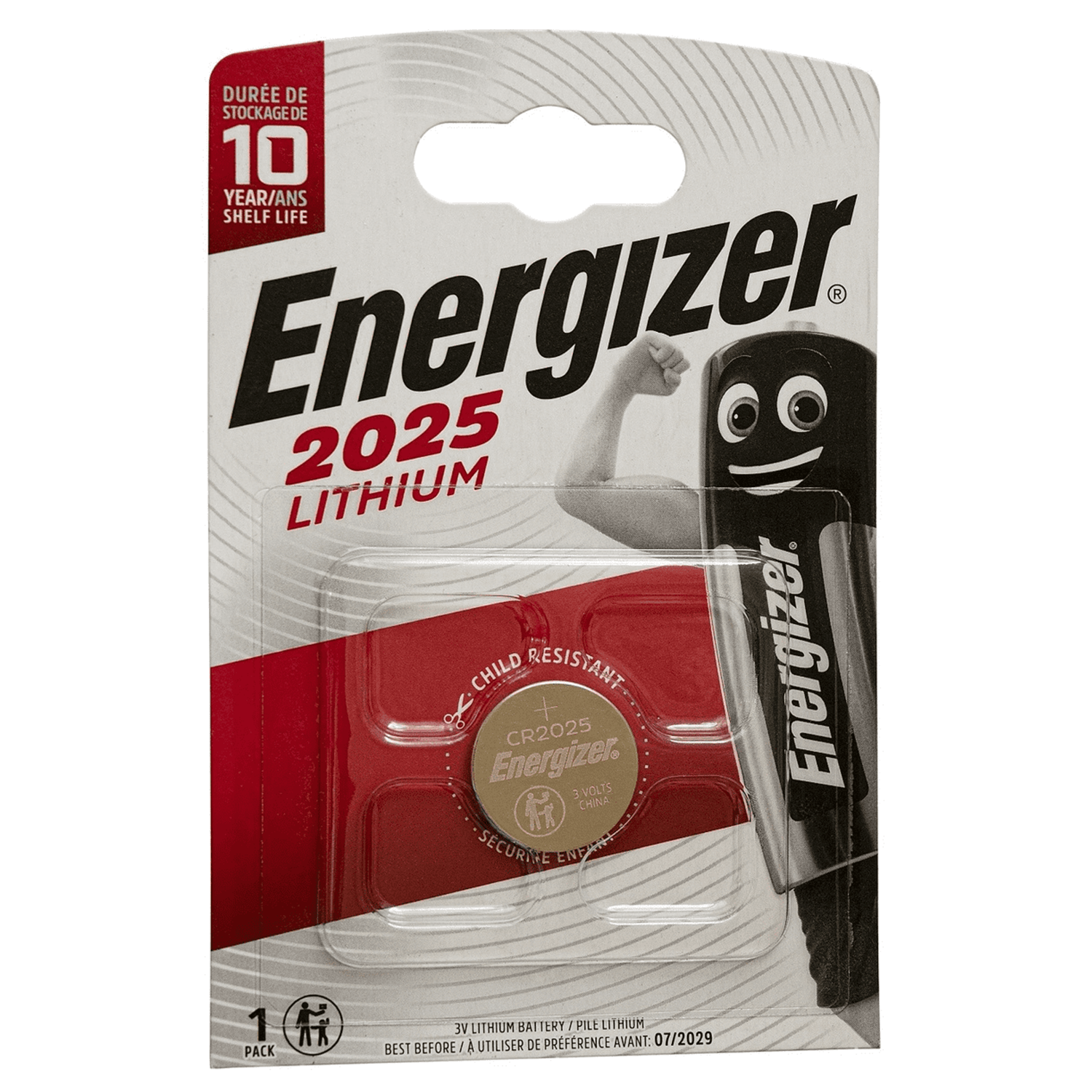 Батарейка ENERGIZER Lithium CR2025 FSB 1 - фото 1