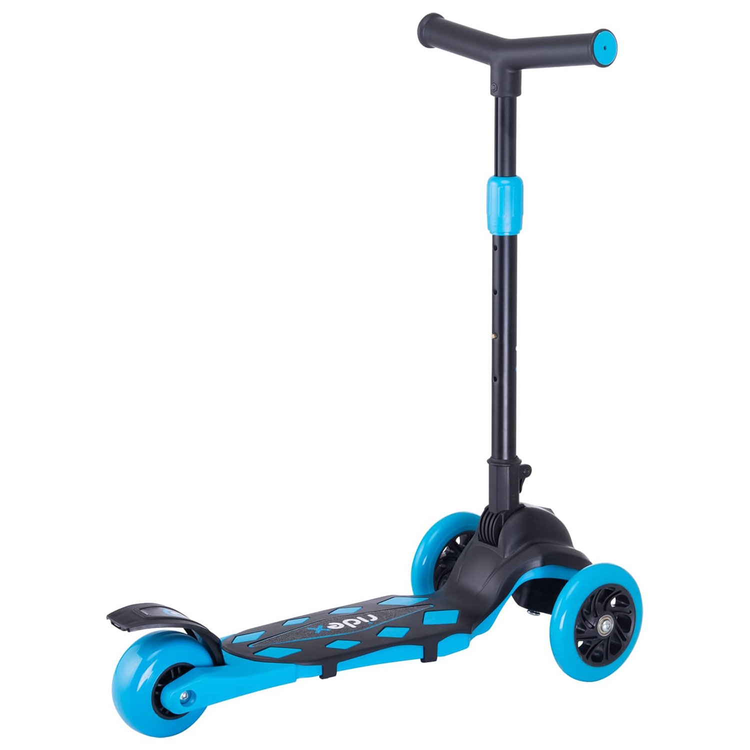 Самокат RIDEX трехколесный 3 wheels scooter Robin 120/80 neon light blue - фото 2