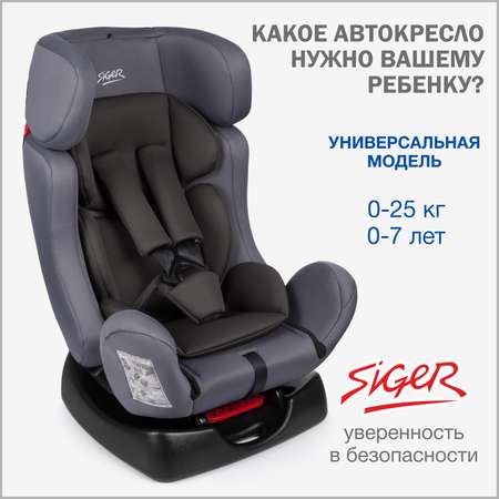 Автомобильное кресло SIGER УУД Siger Диона гр.0+/I/II маренго