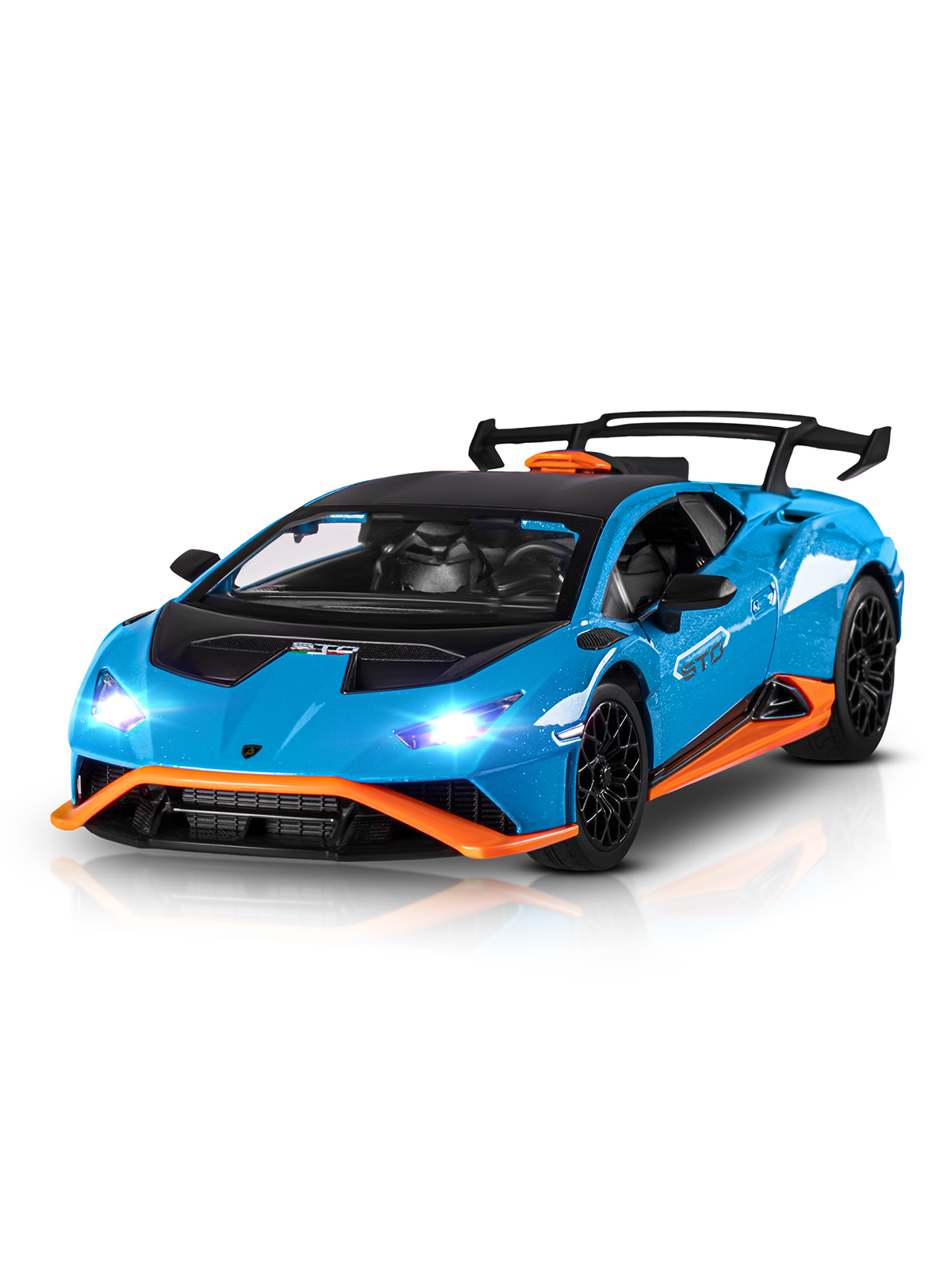 Автомобиль АВТОпанорама Lamborghini 1:24 синий JB1251648 - фото 12