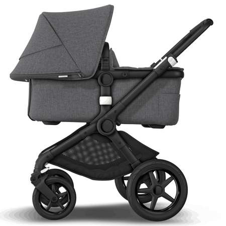 Коляска 2в1 Bugaboo Fox2 Complete Black Grey Melange-Grey Melange