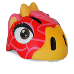 Шлем защитный Crazy Safety Red Giraffe с механизмом регулировки размера 49-55 см