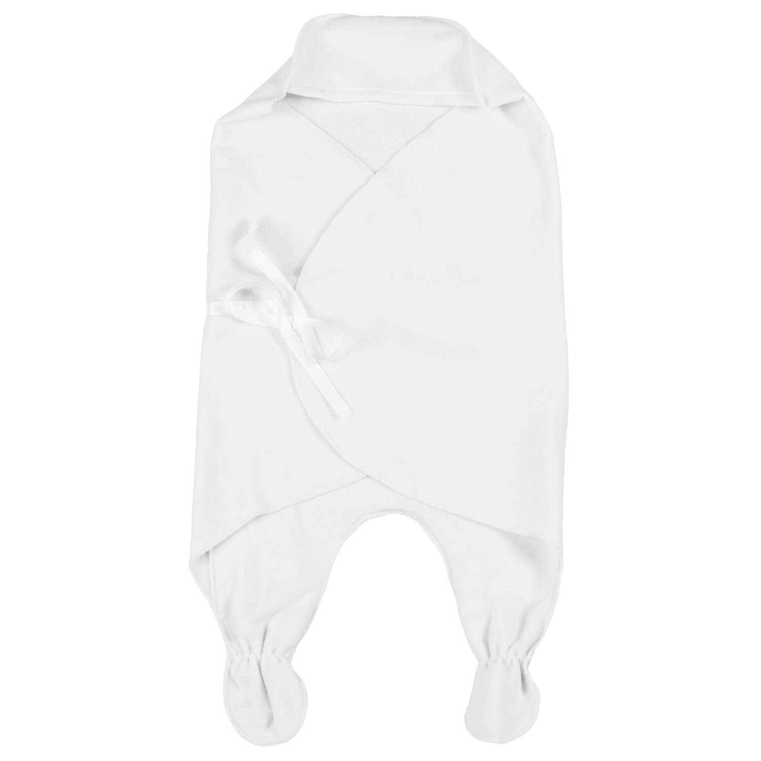 Конверт-одеяло Чудо-чадо спальный мешок «Эльф» флис белый - фото 1
