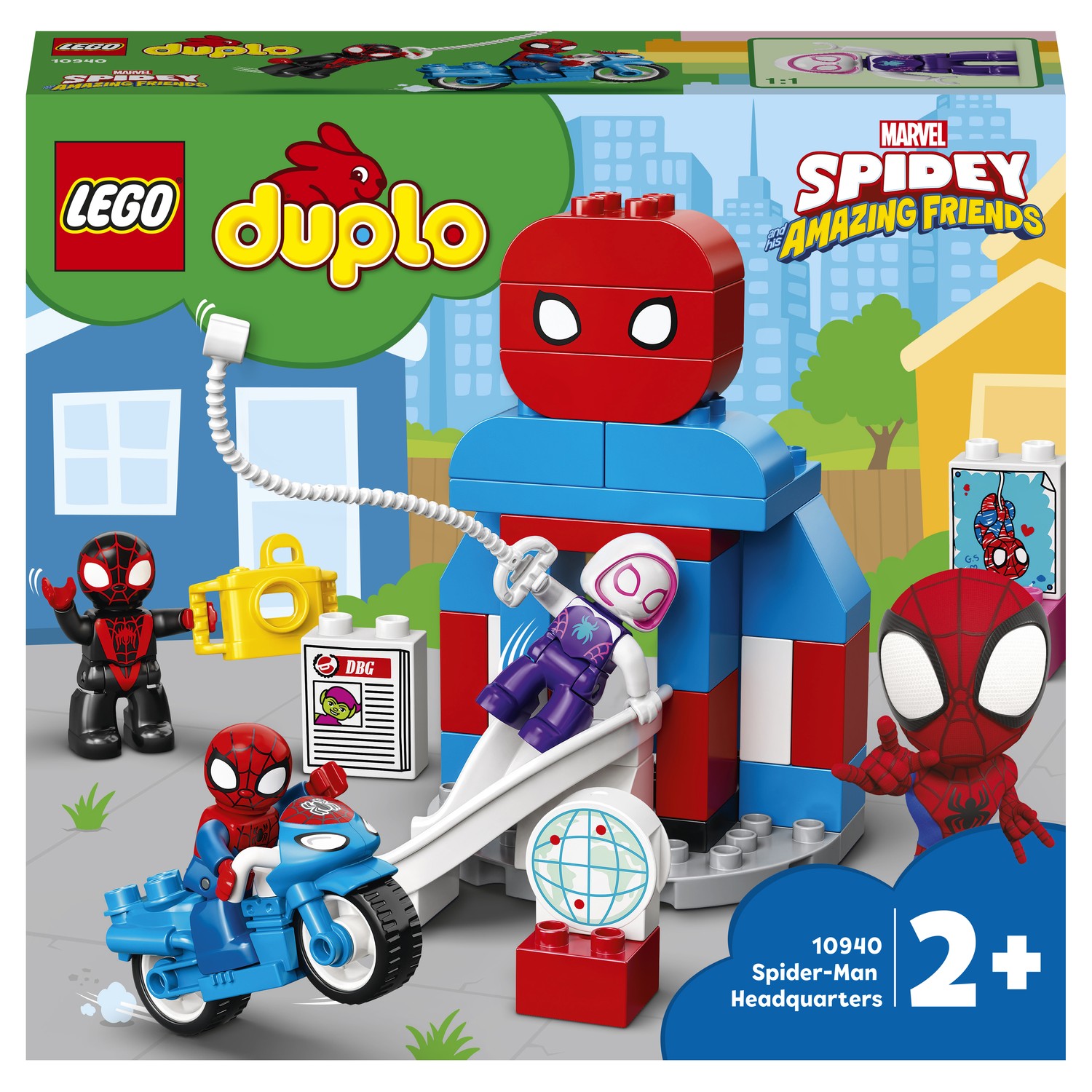 Конструктор LEGO DUPLO Super Heroes Штаб-квартира Человека-паука 10940 - фото 2