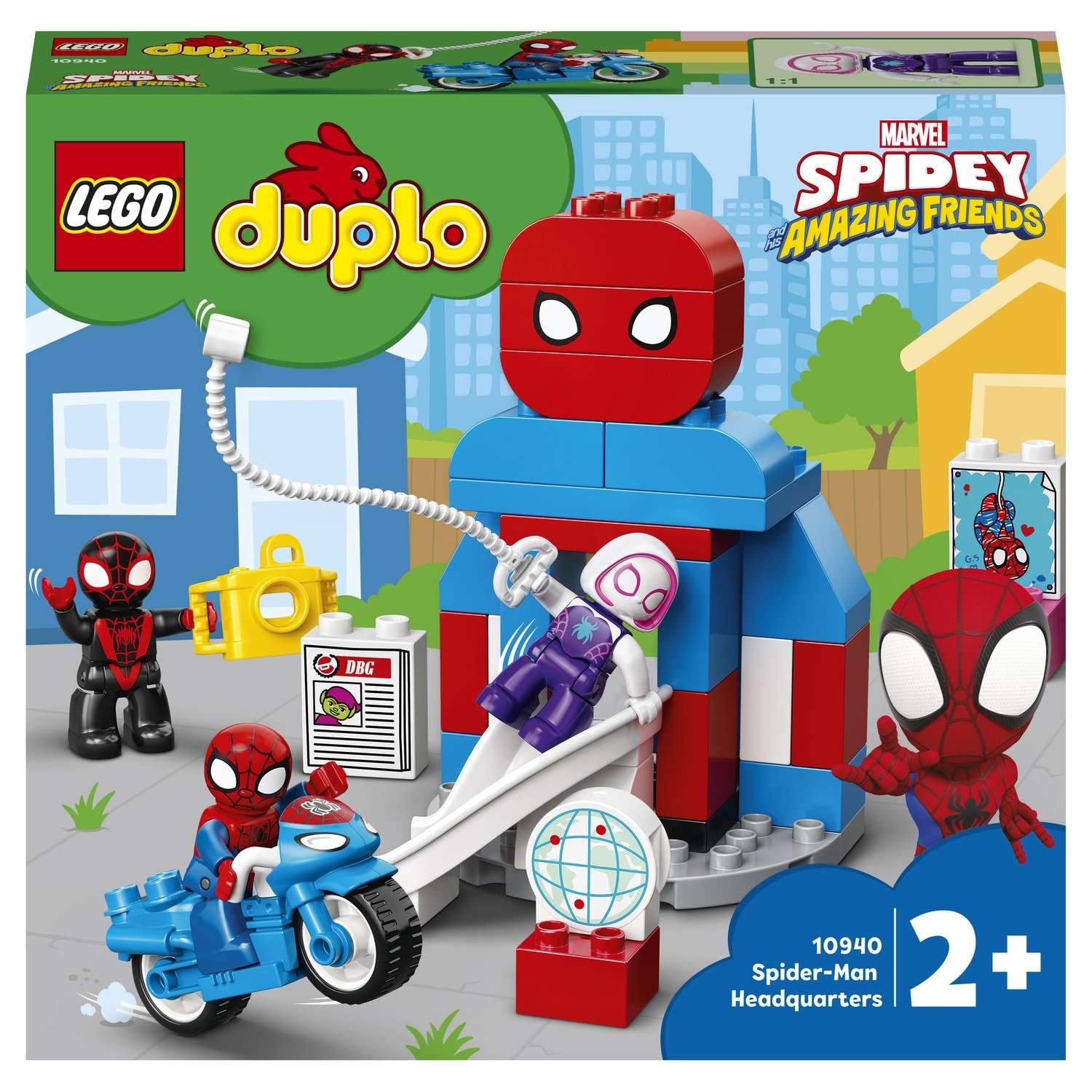 Конструктор LEGO DUPLO Super Heroes Штаб-квартира Человека-паука 10940 - фото 2