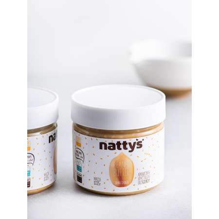 Паста арахисовая Nattys Tahini Crunch с кунжутом и мёдом 325 г