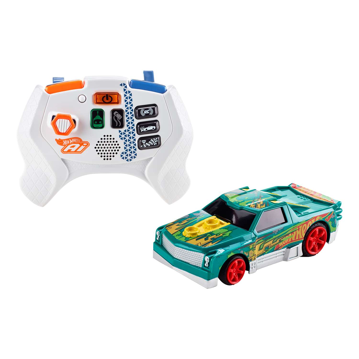 Машинка Hot Wheels РУ Hot Wheels Турбо-дизель Бирюзовый FGT82 FBL85 - фото 1