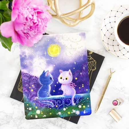 Алмазная мозаика Color Puppy Котята в лунном свете