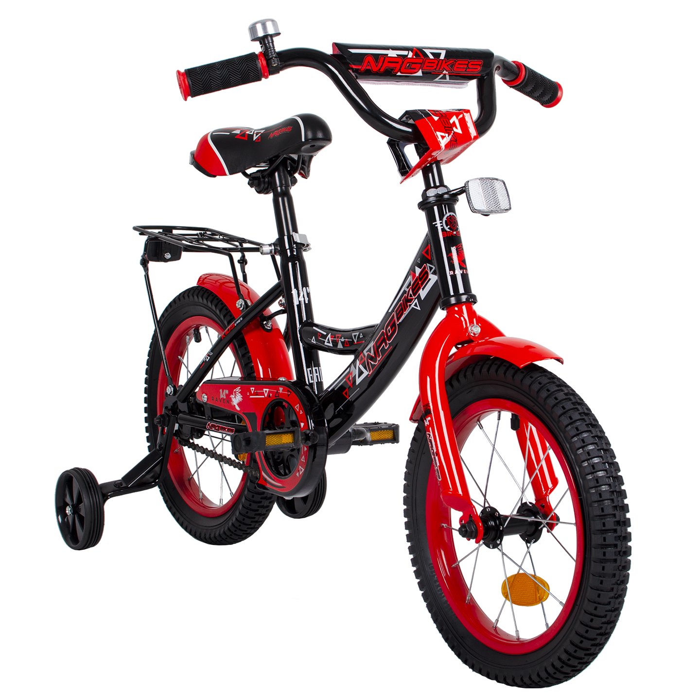 Велосипед NRG BIKES RAVОN 14 black-red - фото 15