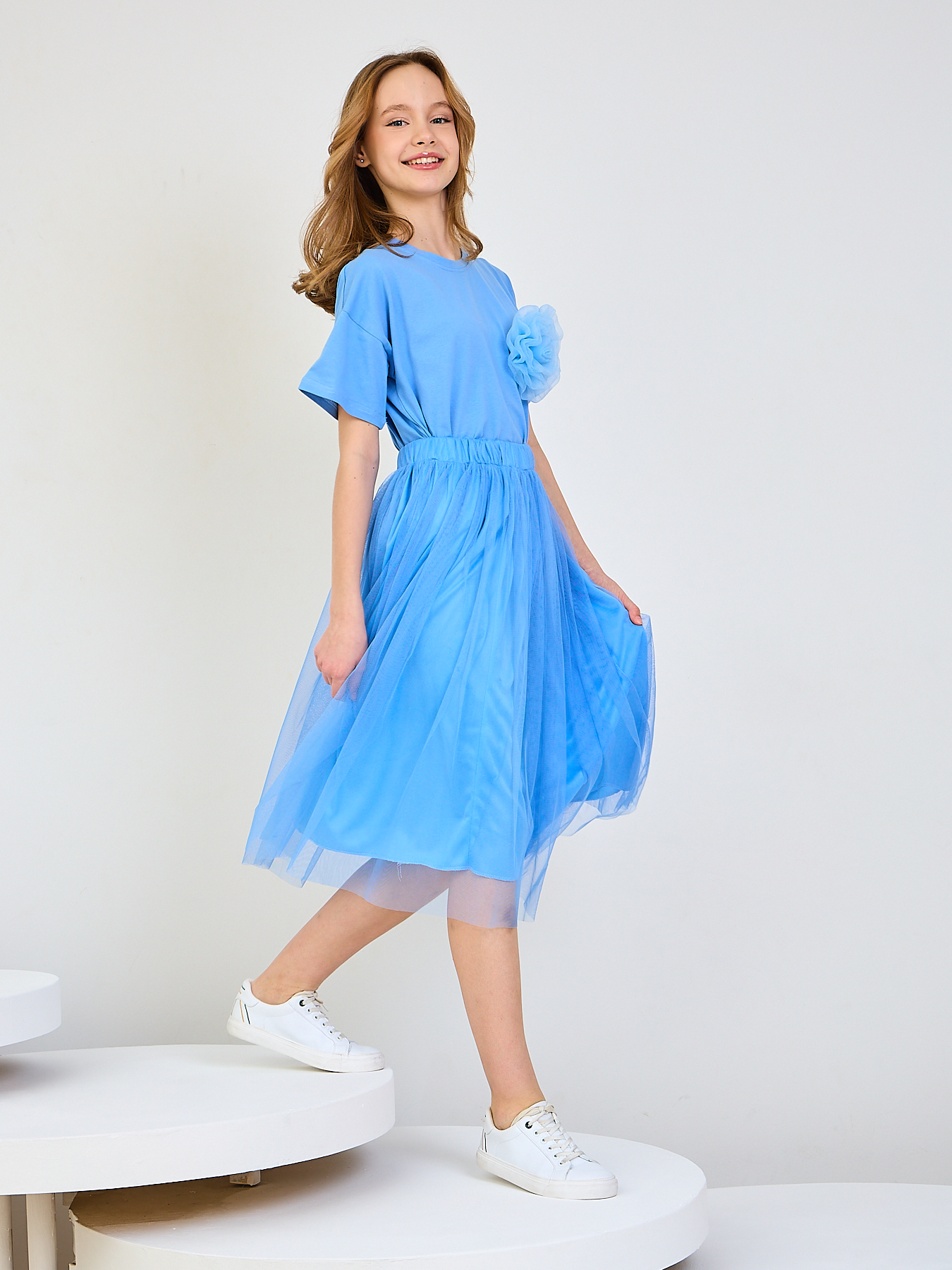 Костюм Mil Art kids 1902201538SUIT-KILT-BROOSH-BLUE - фото 5