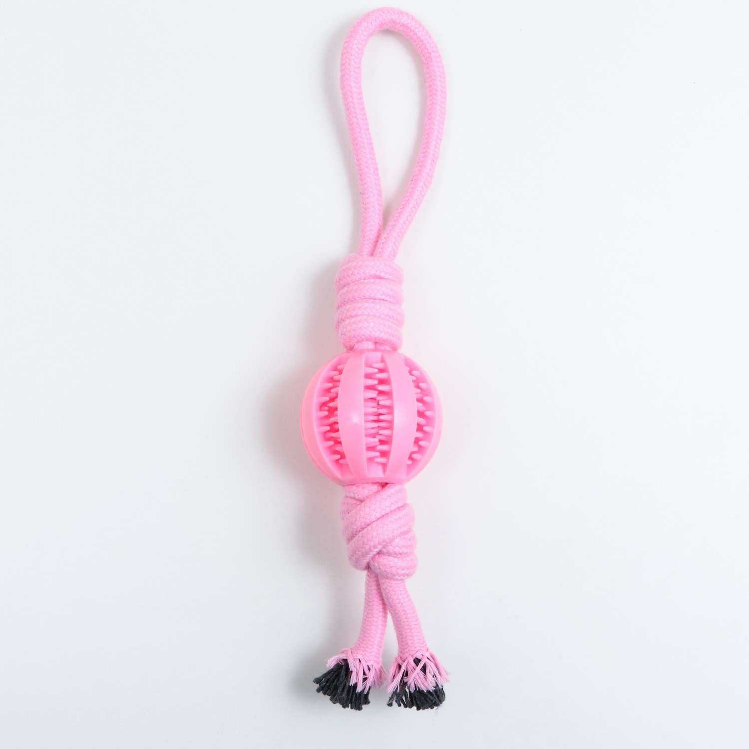 Игрушка канатная Пижон плетёная с мячом до 35 см - фото 2