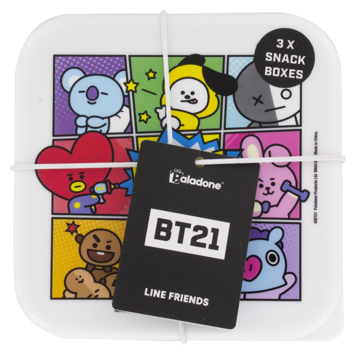 Набор контейнеров PALADONE для продуктов BT21 Set Of 3 Snack Boxes PP6210BT - фото 2