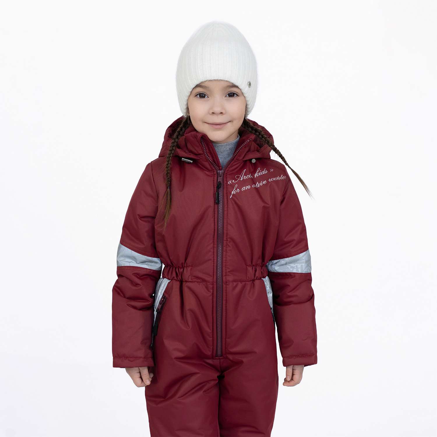 Комбинезон Arctic kids 30-041 бордо - фото 11
