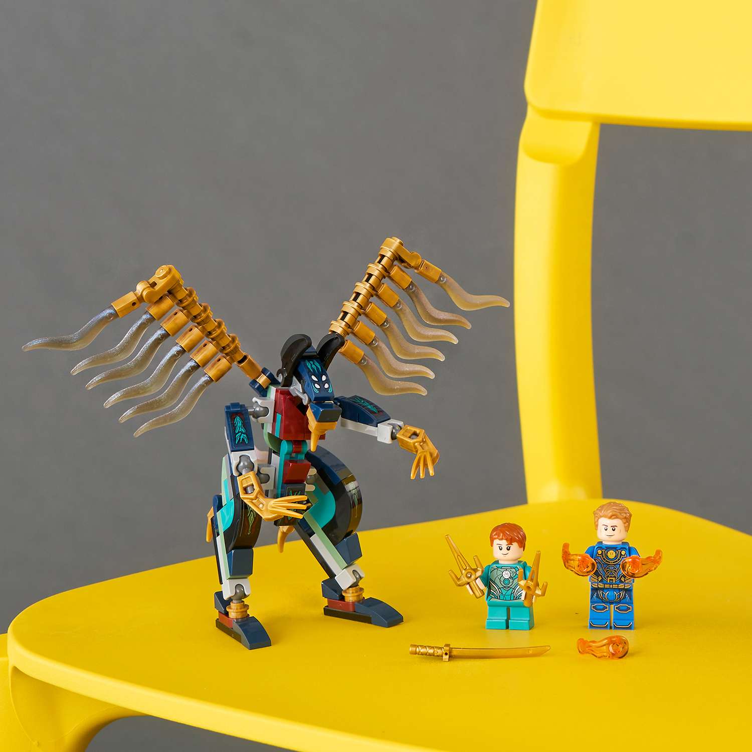 Конструктор LEGO Super Heroes Воздушное нападение Вечных 76145 - фото 7