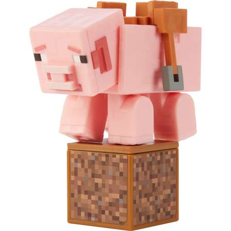 Фигурка Minecraft Свинья с аксессуарами GGP94