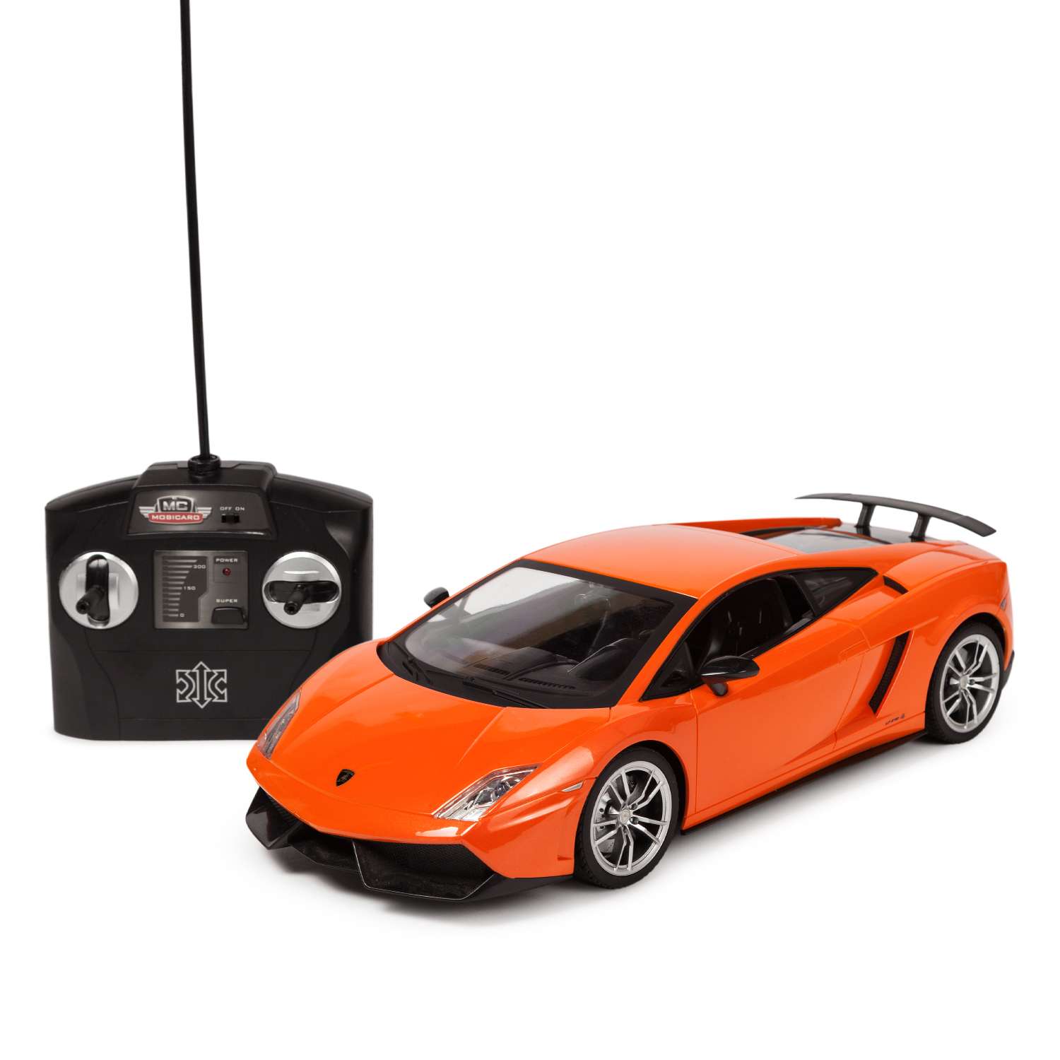Машинка на радиоуправлении Mobicaro Lamborghini LP570 1:14 Оранжевая - фото 1