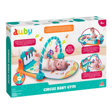 Игрушка развивающая Auby Коврик 2в1 музыкальный 41088