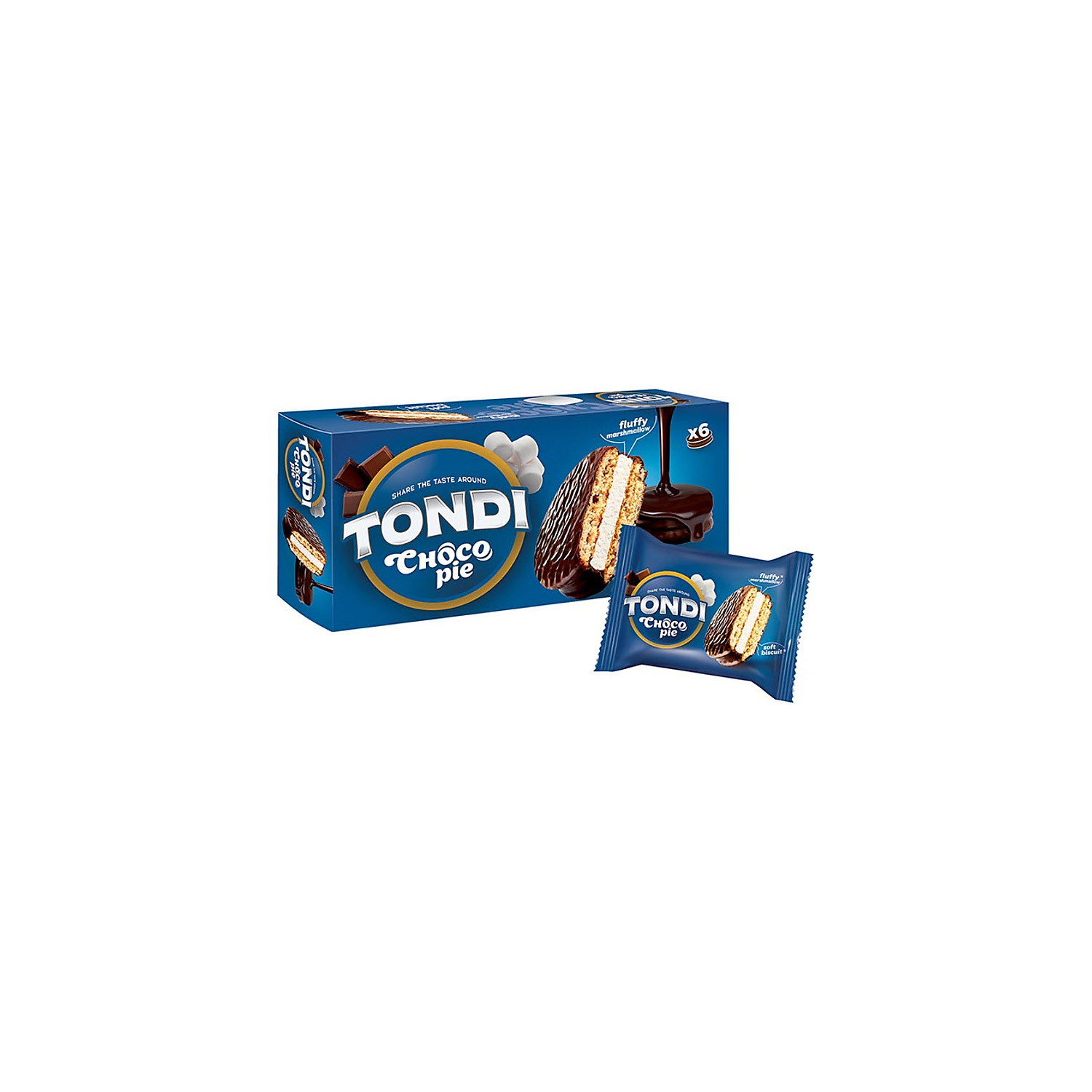 Печенье Tondi choco Pie 180 г 4 шт - фото 1