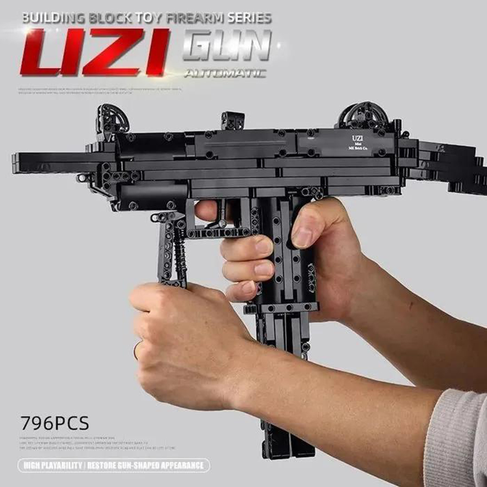 Конструктор Mould King Пистолет-пулемет Mini Uzi 796 деталей - фото 6