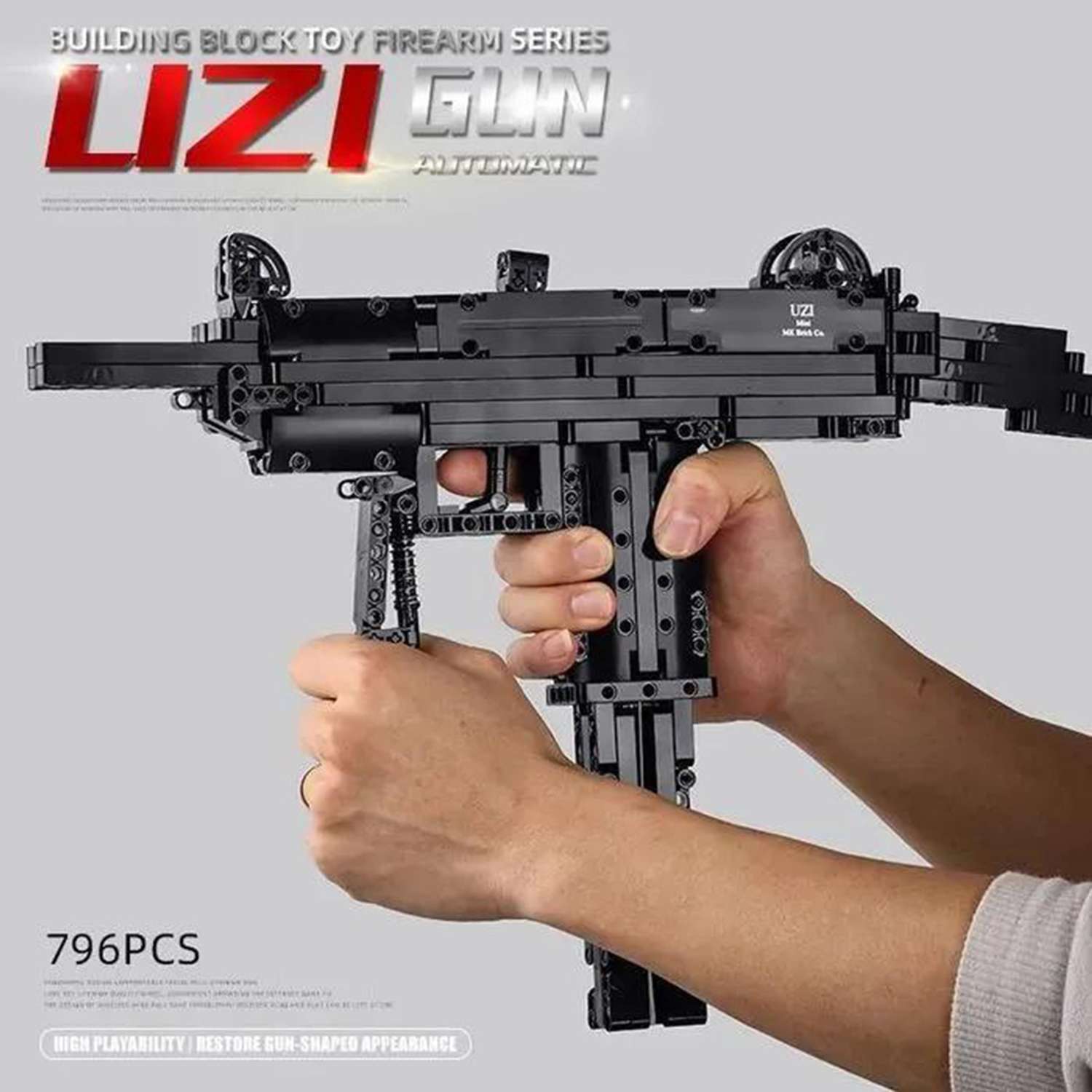 Конструктор Mould King Пистолет-пулемет Mini Uzi 796 деталей - фото 6