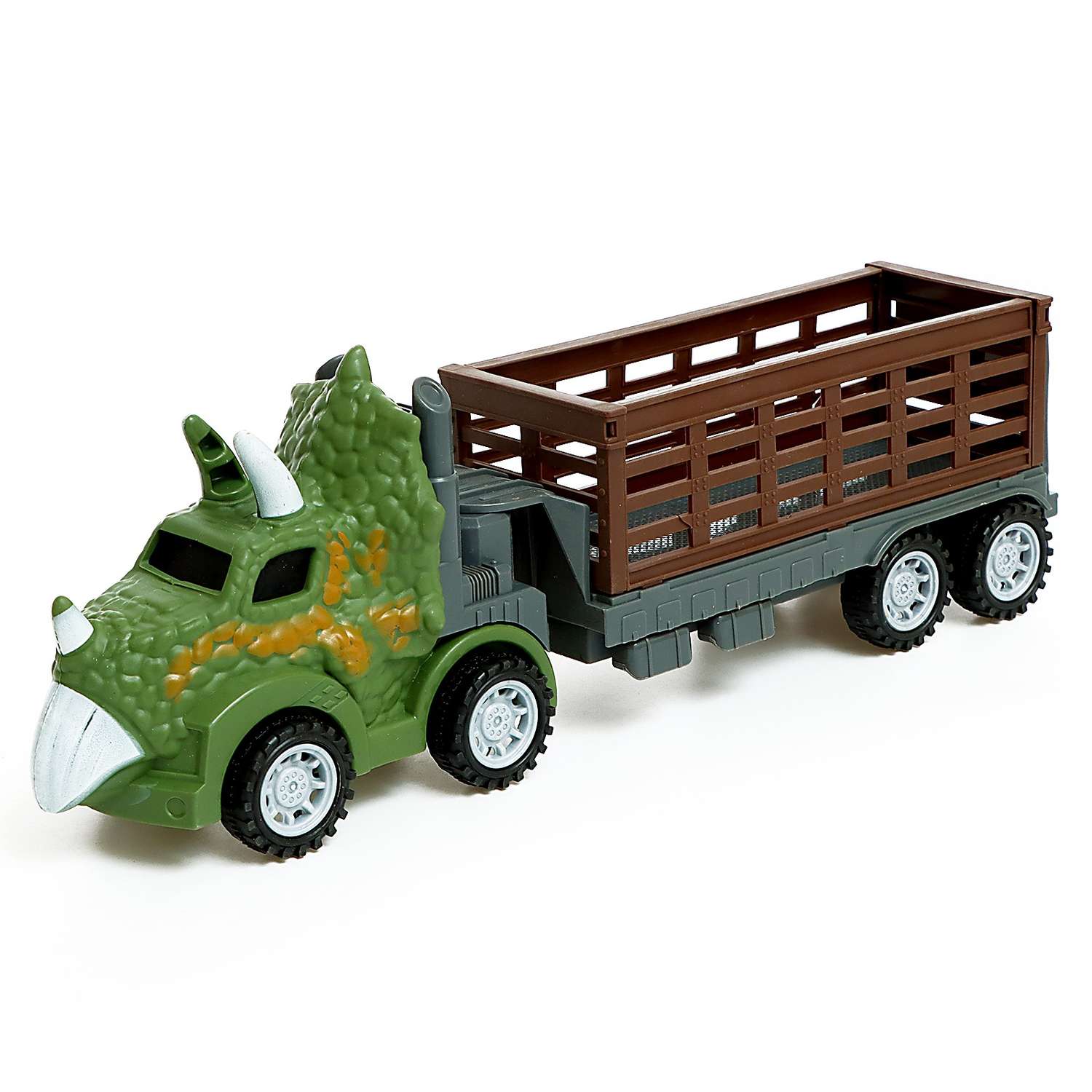 Игровой набор Sima-Land DINO в комплекте 2 грузовика и динозавры 9577526 - фото 12