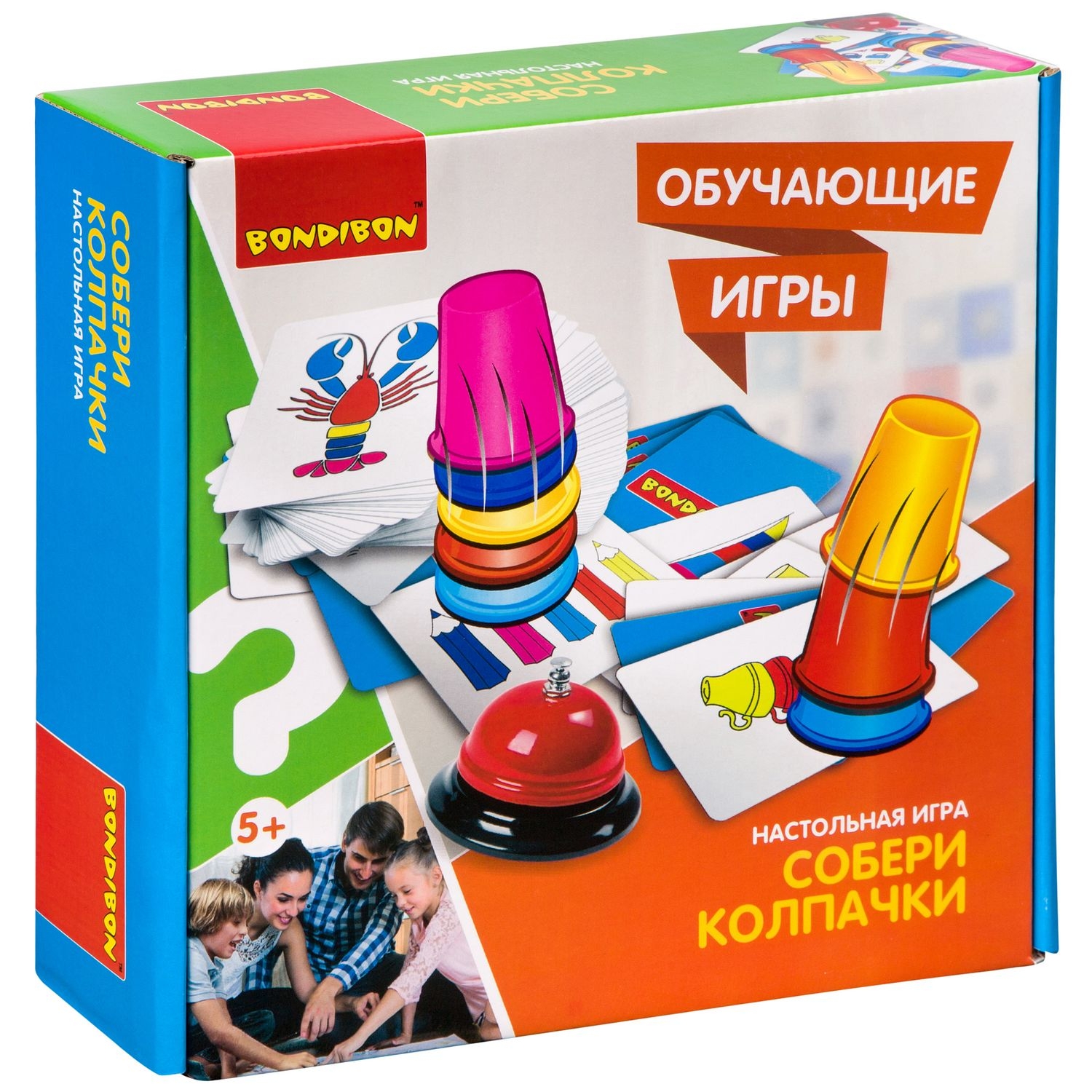 Bondibon Настольная игра Собери колпачки