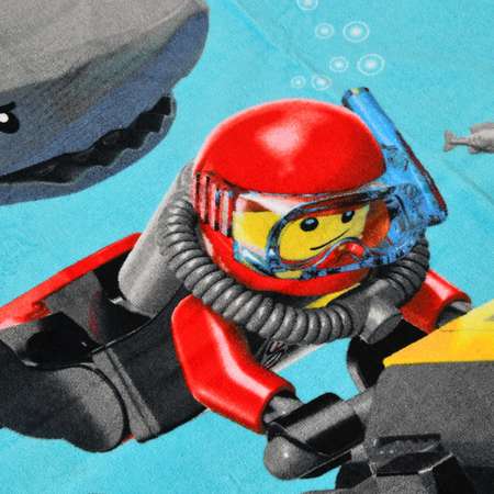 Полотенце LEGO Citi Shark 414 LG4SHKT