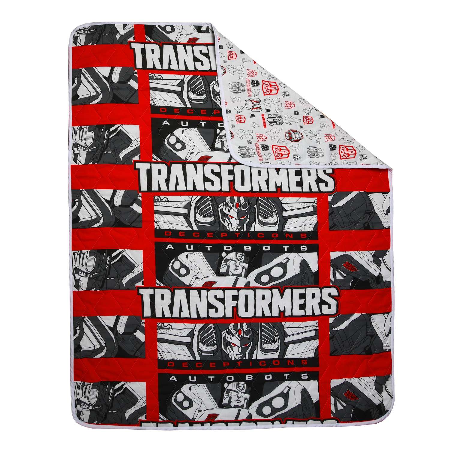 Покрывало Hasbro детское Transformers Decepticons 145х200 стеганое - фото 1