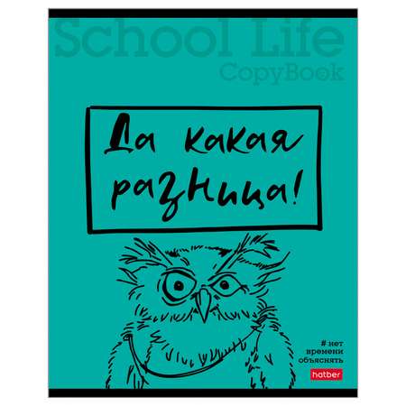 Тетрадь Hatber Нет времени объяснять А5 Клетка 40л 57291