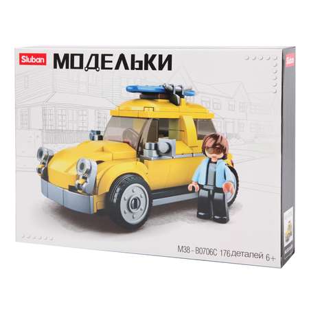 Конструктор SLUBAN Классический транспорт Beetle M38-B0706C