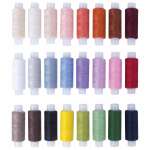 Набор швейных ниток Остров Сокровищ 24 цвета по 150м в тубе